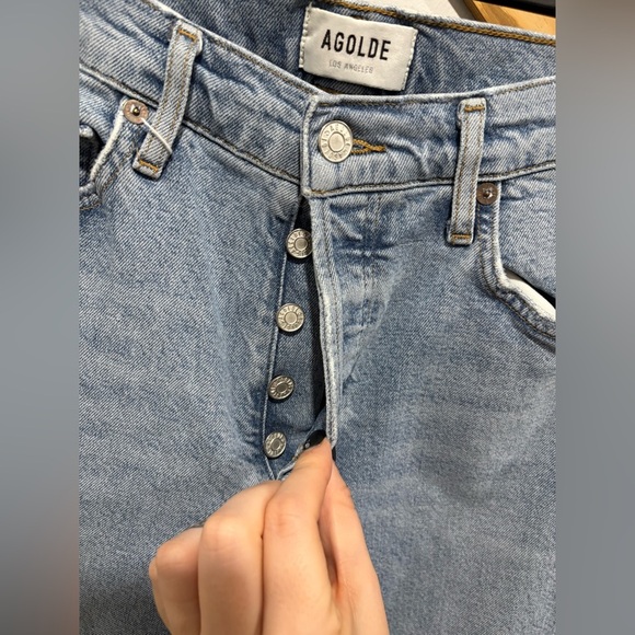 AGOLDE HIGH RISE SLIM FIT NICO JEANS - Picture 5 of 9